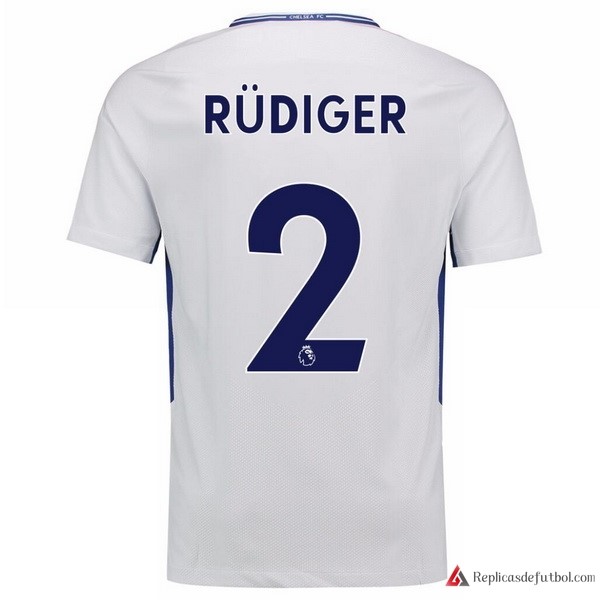 Camiseta Chelsea Segunda equipación Rudiger 2017-2018